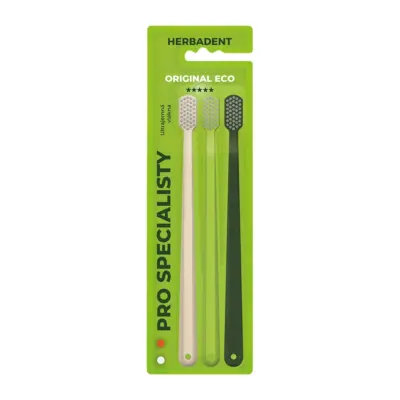 HERBADENT ORIGINAL Eco 5* Zahnbürste TRIO