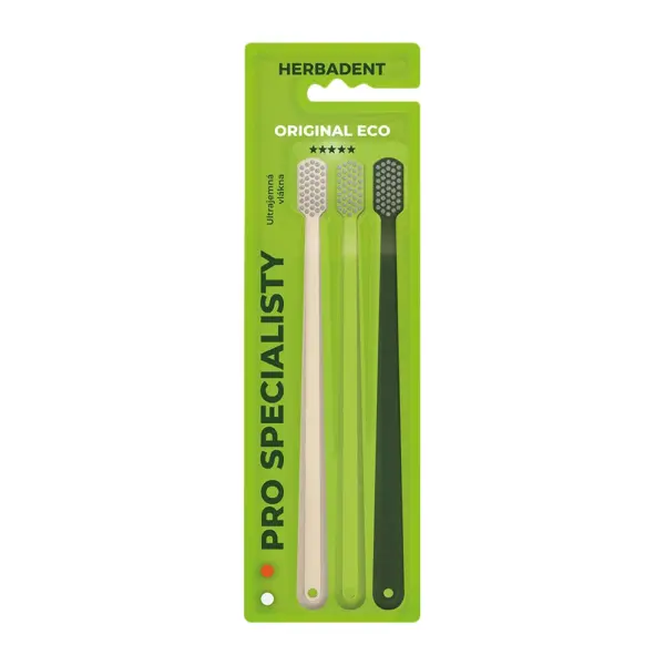 HERBADENT ORIGINAL Eco 5* Zahnbürste TRIO
